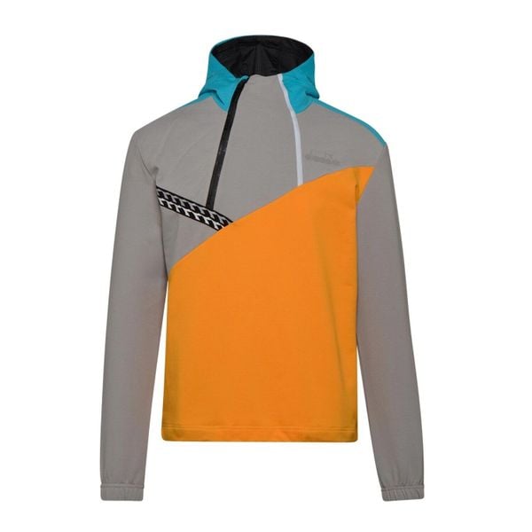 Bluza męska DIADORA HD LIGHTWEIGHT SWEAT BE ONE. Szare bluzy męskie Diadora, m, bez wzorów, z bawełny, z kapturem. Za 109.99 zł.