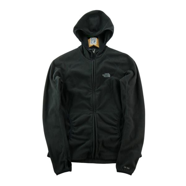 Second life - Kurtka polarowa damska z kapturem - Stan bardzo dobry. Czarne kurtki damskie The North Face, m, bez wzorów, z materiału, z kapturem. Za 155.76 zł.