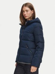 Tommy Hilfiger Kurtka puchowa WW0WW51521 Granatowy Regular Fit. Niebieskie kurtki damskie Tommy Hilfiger, m, bez wzorów, z puchu, bez kaptura. Za 1,299.00 zł.