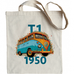 VW T1 — torba. Torby i plecaki dziecięce nikiniki, z bawełny. W wyprzedaży za 24.65 zł.