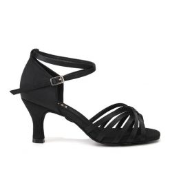 Buty taneczne damskie salsa taniec towarzyski Burtan Havana 7 cm. Czarne obuwie sportowe damskie BURTAN, bez wzorów, na jogę i pilates. Za 169.00 zł.