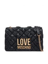 LOVE MOSCHINO Torebka JC4126PP1PL1000A Czarny. Czarne torebki do ręki damskie Love Moschino, bez wzorów, ze skóry, bez dodatków. Za 1,099.00 zł.