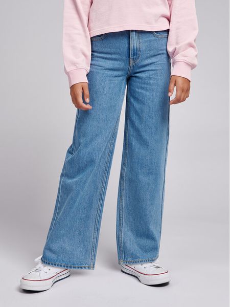 Lee Jeansy Stella Aline LEG5008 Niebieski. Niebieskie jeansy dla dziewczynek Lee, z bawełny. Za 129.99 zł.