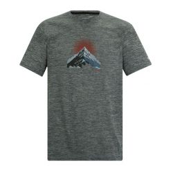T-shirt Męski Z Górą Melanżowy Fingal. Szare t-shirty męskie Regatta, m, bez wzorów, sportowe, bez kołnierzyka. Za 75.99 zł.