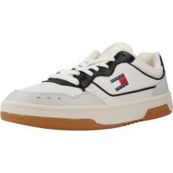 Buty TOMMY JEANS TJM CUPSOLE ELEVATED LEA Biały. Białe trekkingi męskie Tommy Hilfiger, trekkingowe. Za 444.99 zł.