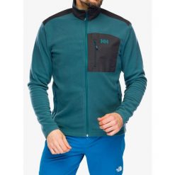 Bluza polarowa męska Helly Hansen Daybreaker Block Jacket. Zielone bluzy męskie Helly Hansen, m, bez wzorów, z polaru, bez kaptura. Za 249.99 zł.