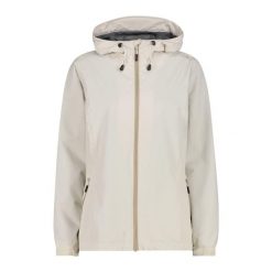 Kurtka przeciwdeszczowa damska CMP 39X6636 Fix Hood. Brązowe kurtki damskie CMP, m, bez wzorów, z materiału, z kapturem. Za 316.30 zł.