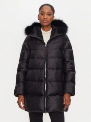 Hetregó Kurtka puchowa Hanna 8N602F Czarny Regular Fit. Czarne kurtki damskie HETREGO, bez wzorów, z puchu, bez kaptura. Za 1,489.00 zł.