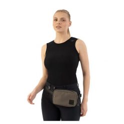 Damski tank top ANKY ATC261302. Czarne koszule damskie ANKY, bez wzorów, bez kołnierzyka, bez ramiączek, do jazdy konnej. Za 283.50 zł.