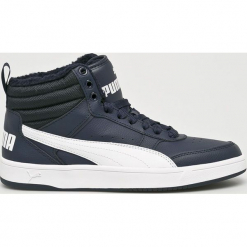 Puma - Buty Rebound Street v2. Szare buty sportowe męskie Puma, z gumy. Za 299.90 zł.