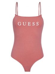Guess Body O5RM11 KBBU1 Różowy Regular Fit. Czerwone bluzki damskie Guess, xl, z aplikacjami, z syntetyku, bez kołnierzyka, bez ramiączek. Za 159.99 zł.