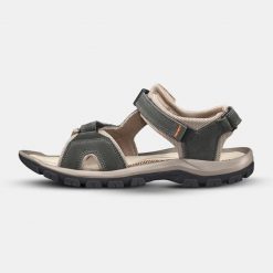 Sandały turystyczne męskie Quechua nh500. Brązowe sandały męskie QUECHUA, z nubiku, bez zapięcia. Za 129.99 zł.