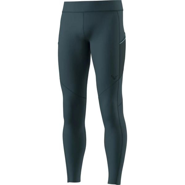 Legginsy Dynafit Ultra. Szare legginsy sportowe męskie Dynafit, s, bez wzorów, z materiału, krótkie, do biegania. Za 476.15 zł.