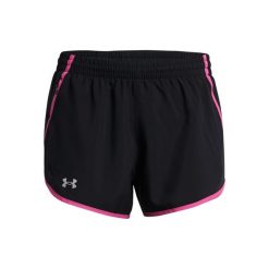 Krótkie spodenki damskie Under Armour Fly-By. Czarne szorty sportowe damskie Under Armour, s, bez wzorów, z materiału, z podwyższonym stanem, do biegania. Za 129.15 zł.