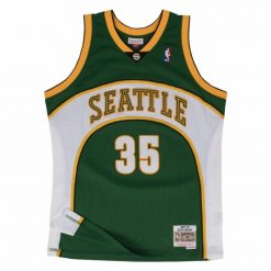 Koszulka Mitchell&Ness Seattle Super Sonics Durant - SMJYGS18212-SSUDKGN07KDU. Zielone koszulki sportowe męskie Mitchell & Ness, bez wzorów, bez kołnierzyka, bez ramiączek, do koszykówki. Za 435.85 zł.
