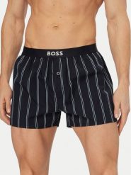 BOSS Komplet bokserek 50535781 Granatowy. Niebieskie bokserki męskie Boss, l, bez wzorów, z bawełny. Za 209.99 zł.