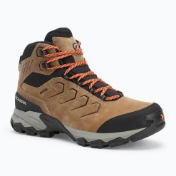 Buty trekkingowe męskie SCARPA Moraine Mid Pro Gtx. Brązowe trekkingi męskie Scarpa, przed kolano, trekkingowe, gore-tex. Za 869.99 zł.
