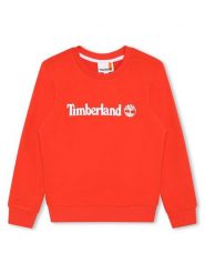 Timberland Bluza T25U06 S Pomarańczowy Regular Fit. Brązowe bluzy dla chłopców Timberland, bez wzorów, z bawełny, bez ramiączek, bez kaptura. Za 209.99 zł.