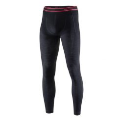Legginsy wełniane z długą nogawką męskie Brubeck ACTIVE WOOL. Czarne legginsy sportowe męskie Brubeck, m, bez wzorów, z elastanu, długie, trekkingowe. Za 183.49 zł.