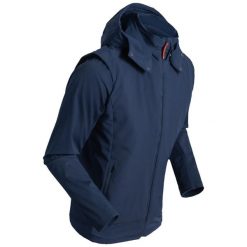 Kurtka narciarska z kapturem Daehlie Sportswear Raw 6.0. Niebieskie kurtki snowboardowe męskie DAEHLIE, l, z aplikacjami, z elastanu, do biegania. Za 1,719.00 zł.