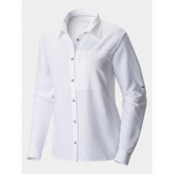 Koszulka turystyczna damska Mountain Hardwear Canyon. Białe t-shirty damskie Mountain Hardwear, s, bez wzorów, bez kołnierzyka. Za 319.00 zł.