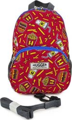 Hugger Plecaczek dla dzieci Hugger, Totty Tripper Small, wiek 1-3+ lat, wzór Burger and Fries. Torby i plecaki dziecięce Hugger. Za 79.00 zł.