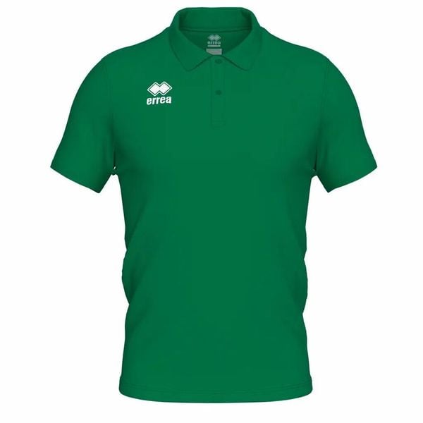 Koszulka polo dla dzieci Errea Evo. Zielone koszulki sportowe damskie ERREA, bez wzorów, z bawełny, bez ramiączek. Za 176.99 zł.