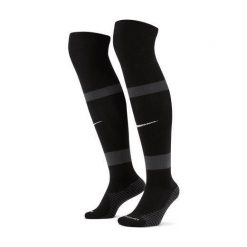 Getry piłkarskie Nike Matchfit Knee High Team/Strike KH WC22 Team. Czarne legginsy sportowe męskie Nike, xs, bez wzorów, z bawełny, na fitness i siłownię, dri-fit (nike). Za 60.99 zł.
