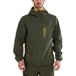 Kurtka softshellowa męska Fundango Alloy Hooded Softshell. Brązowe kurtki męskie Fundango, m, bez wzorów, z poliamidu, sportowe, bez kaptura. Za 459.90 zł.