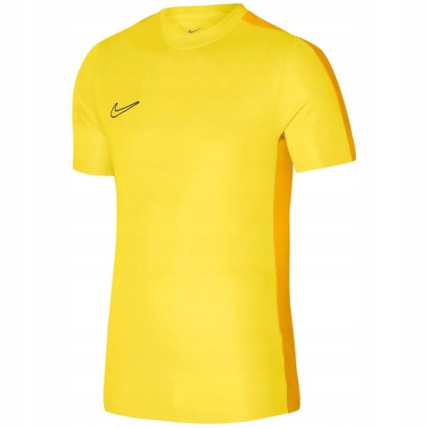 Męska Koszulka Academy DriFIT. Żółte koszulki sportowe męskie Nike, m, bez wzorów, bez kołnierzyka, bez ramiączek, trekkingowe. Za 137.99 zł.