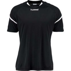 Jersey Hummel Auth. Charge Poly. Czarne koszulki sportowe męskie Hummel, bez wzorów, z jersey, bez kołnierzyka, bez ramiączek, do piłki ręcznej. Za 162.50 zł.