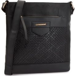 Torebka MONNARI - BAG5330-020 Black. Czarne listonoszki damskie Monnari, ze skóry ekologicznej. W wyprzedaży za 129.00 zł.