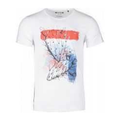 Mustang T-Shirt Męski Xl Biały. Białe t-shirty męskie Mustang. W wyprzedaży za 79.00 zł.