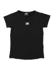 Energetyczna koszulka dla dziewczynki. Czarne t-shirty i topy dla dziewczynek LEONE 1947 APPAREL, bez wzorów, z bawełny, bez ramiączek. Za 63.11 zł.