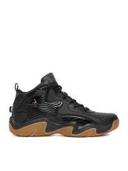 SHAQ Buty do koszykówki EO-DEVASTATOR 3.0 AQ95078B-B Czarny. Czarne buty sportowe chłopięce Shaq, bez wzorów, ze skóry, bez zapięcia, do koszykówki. Za 279.99 zł.