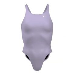 Kstrój Kąpielowy Nike Hydrastrong Solid Fastback - Hortensje – Rozmiar 38. Fioletowe kostiumy jednoczęściowe damskie Nike, l, bez wzorów, sportowe, do pływania. Za 1,146.19 zł.