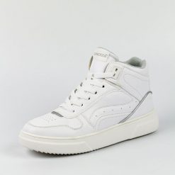 Białe sportowe buty damskie Vinceza 8786 Wt. Białe obuwie sportowe damskie VINCEZA, bez wzorów, ze skóry. Za 149.00 zł.
