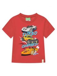 United Colors Of Benetton T-Shirt 3I1XG10I3 Czerwony Regular Fit. Czerwone t-shirty dla chłopców United Colors Of Benetton, bez wzorów, z bawełny, bez ramiączek. Za 49.99 zł.