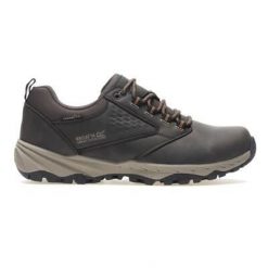 Męskie buty wodoodporne Amble Low. Brązowe trekkingi męskie Regatta, trekkingowe. Za 229.99 zł.