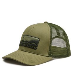 Czapka z daszkiem Buff. Zielone czapki i kapelusze męskie Buff, bez wzorów. Za 89.99 zł.