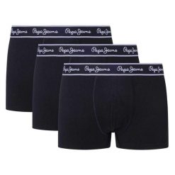 Bokserki Pepe Jeans (x3). Czarne bokserki męskie Pepe Jeans, m, bez wzorów, z jeansu. Za 161.50 zł.