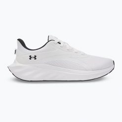 Buty do biegania męskie Under Armour Ascend white/black/distant gray. Białe buty sportowe męskie Under Armour, bez zapięcia, do biegania. Za 299.99 zł.