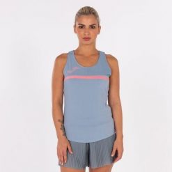 Koszulka damska Joma AQUIANA TANK TOP blue-pink XS. Czerwone koszulki sportowe damskie Joma, xs, bez wzorów, z dzianiny, bez kołnierzyka, bez ramiączek, na fitness i siłownię. Za 68.00 zł.