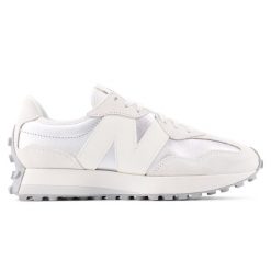 Buty damskie New Balance WS327GLA – białe. Białe obuwie sportowe damskie New Balance, bez wzorów, z dresówki. Za 579.99 zł.