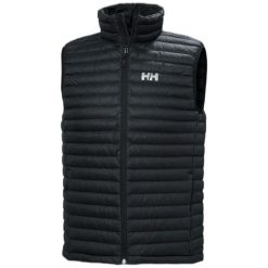 Kurtka puchowa bez rękawów Helly Hansen Sirdal. Czarne kurtki męskie Helly Hansen, xl, bez wzorów, z materiału, bez kaptura. Za 458.15 zł.