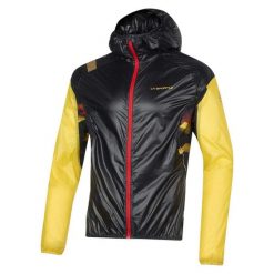 Płaszcz przeciwdeszczowy La Sportiva Blizzard. Czarne płaszcze męskie La Sportiva, xl, bez wzorów, z tkaniny, bez kaptura. Za 570.50 zł.
