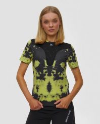 Koszulka damska X-Bionic Corefusion Run Shirt Tie Dye Electric Energy Y015. Czarne koszulki sportowe damskie X Bionic, l, bez wzorów, z materiału, bez kołnierzyka, bez ramiączek, do biegania. Za 519.99 zł.