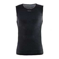 Tank top Craft cool mesh superlight. Czarne t-shirty męskie Craft, m, bez wzorów, z meshu, sportowe, bez kołnierzyka. Za 182.50 zł.