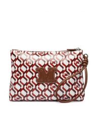 Max Mara Beachwear Torebka 2616511069650 Biały. Białe kopertówki damskie Max Mara Beachwear, bez wzorów, ze skóry, bez dodatków. Za 614.99 zł.