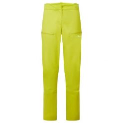 Damskie spodnie softshellowe Montane Nordes. Żółte spodnie materiałowe damskie Montane, l, bez wzorów, z elastanu. Za 1,195.95 zł.